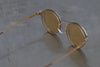 Rigards X TVA Joint RG2000TVA Stainless Steel + Pure Titanium Alloy 925 Silver Sunglasses Series RG-RG2000TVA(A)-GDJHP-F Antique Gold + Titanium Frame Transparent + Yellow Lens